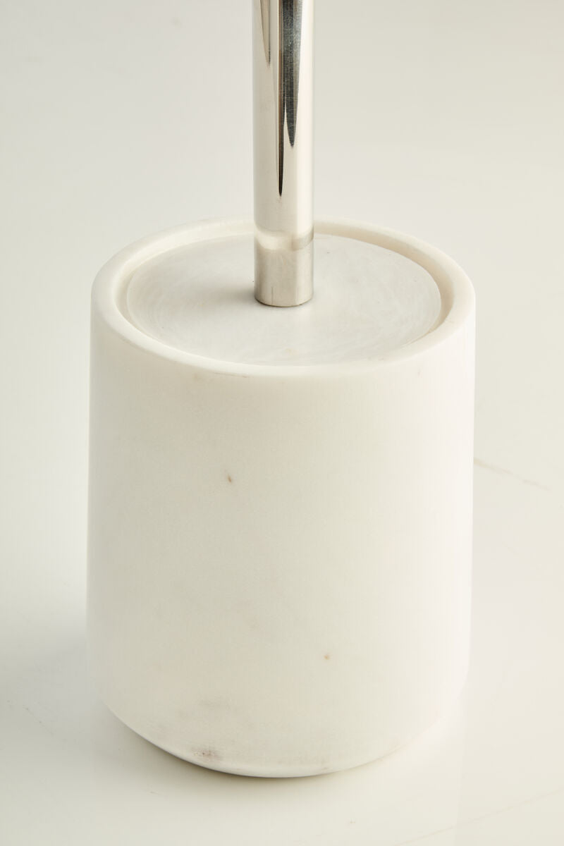 Off White Marble Toilet Brush | Abaska