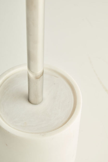 Off White Marble Toilet Brush | Abaska