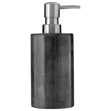 Kamal Dark Grey Marble Effect Lotion Dispenser - image 1