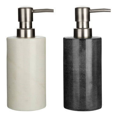 Kamal Dark Grey Marble Effect Lotion Dispenser - image 4