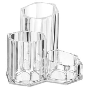 Beauty Clear 3 Compartment Cosmetics Organiser
