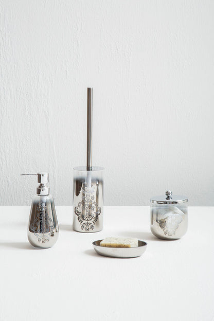 Elissa Silver Ombre Cotton Jar