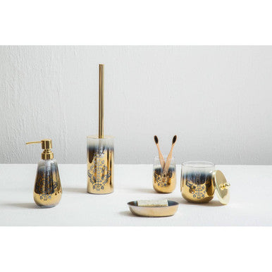 Elissa 395ml Gold Soap Dispenser