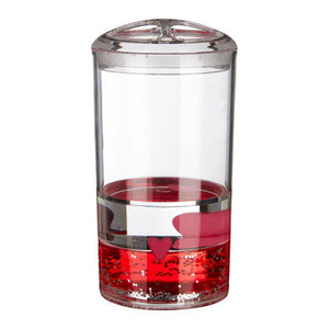 Floating Acrylic Hearts Toothbrush Holder | Floating Hearts