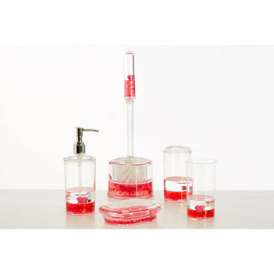 Floating Acrylic Hearts Lotion Dispenser