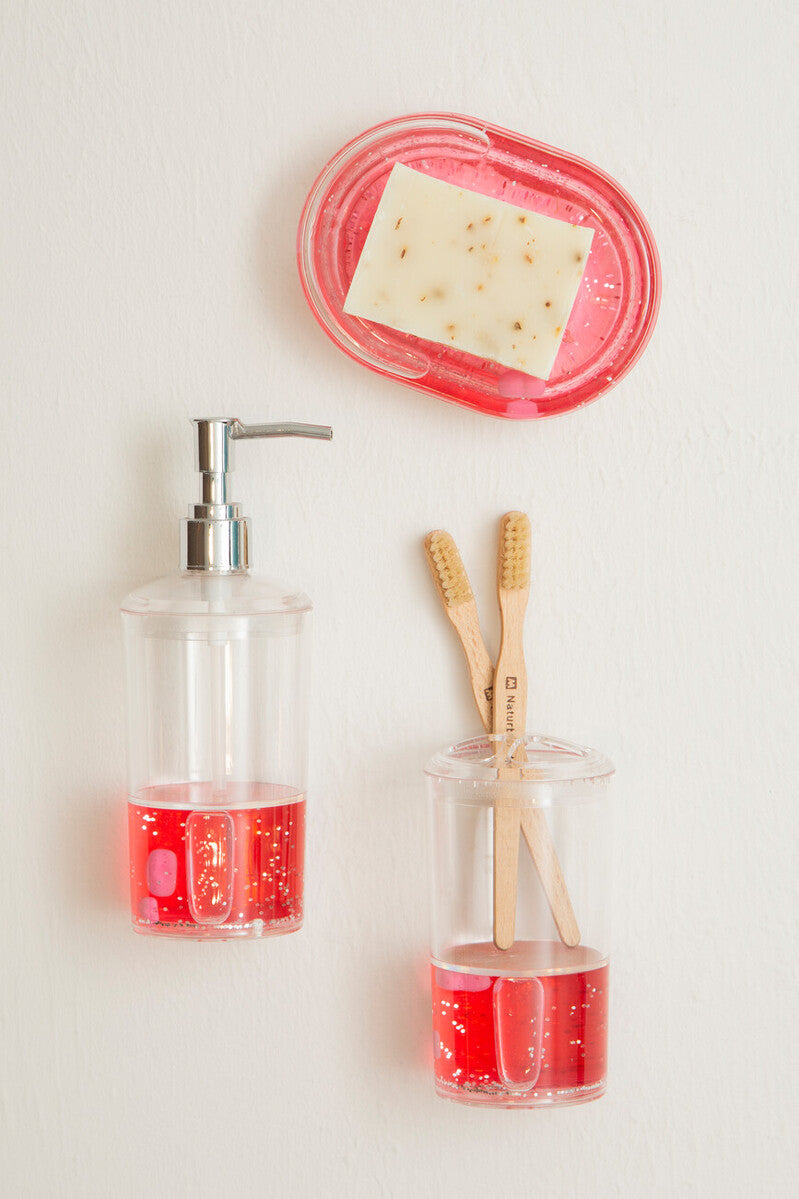 Acrylic Hearts Soap Dish
