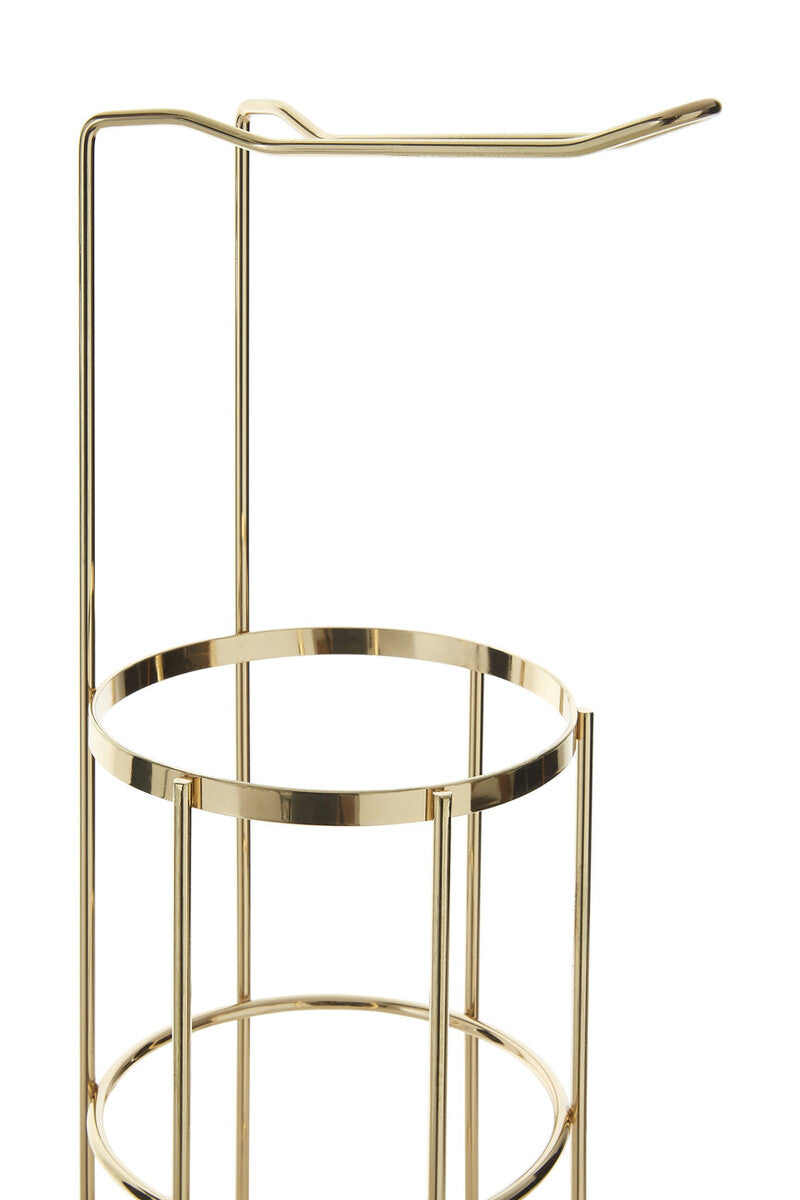 Linnea Gold Toilet Roll Holder