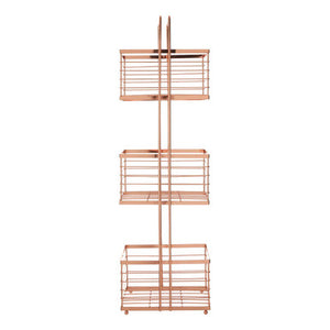 Rose Gold Rectangular Storage Caddy | Linnea