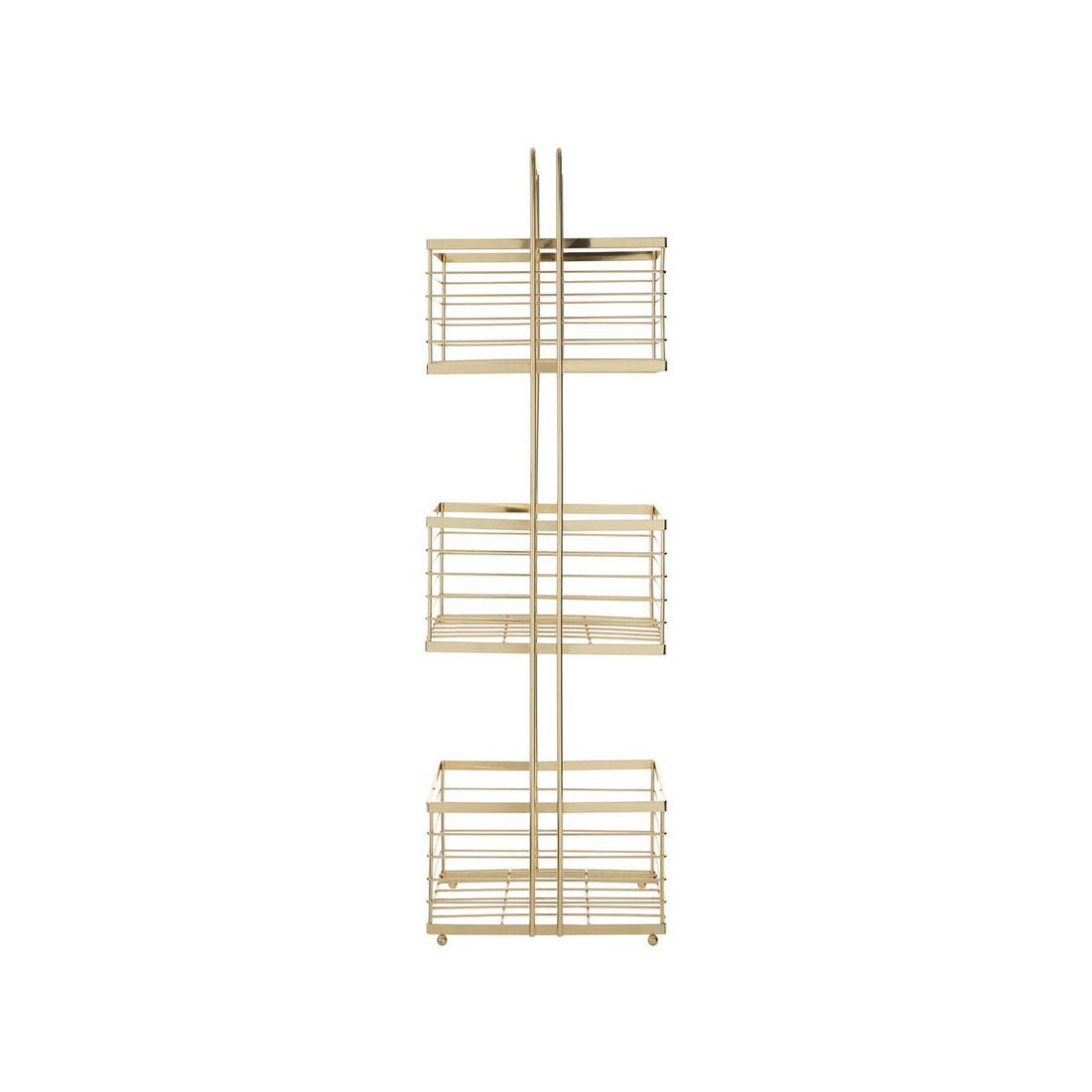 Dara Gold Rectangular Storage Caddy
