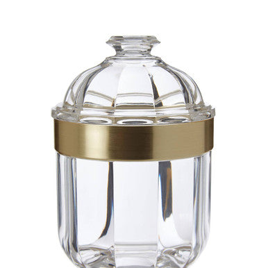 Small Light Gold Acrylic Storage Jar