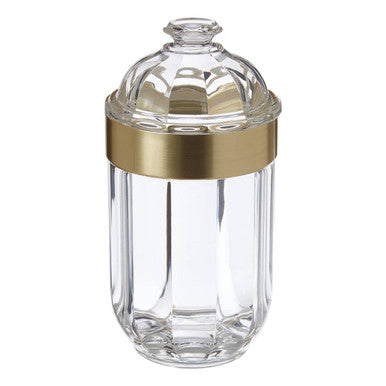 Medium Light Gold Acrylic Storage Jar