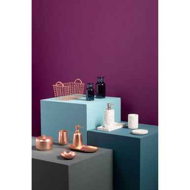 Madison Shine Copper Finish Storage Canister