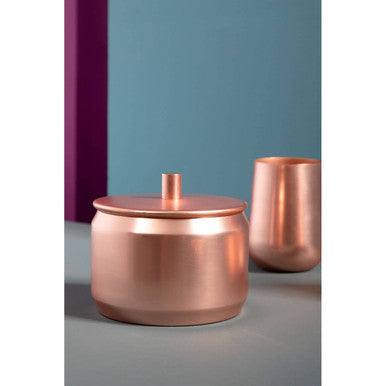 Madison Shine Copper Finish Storage Canister