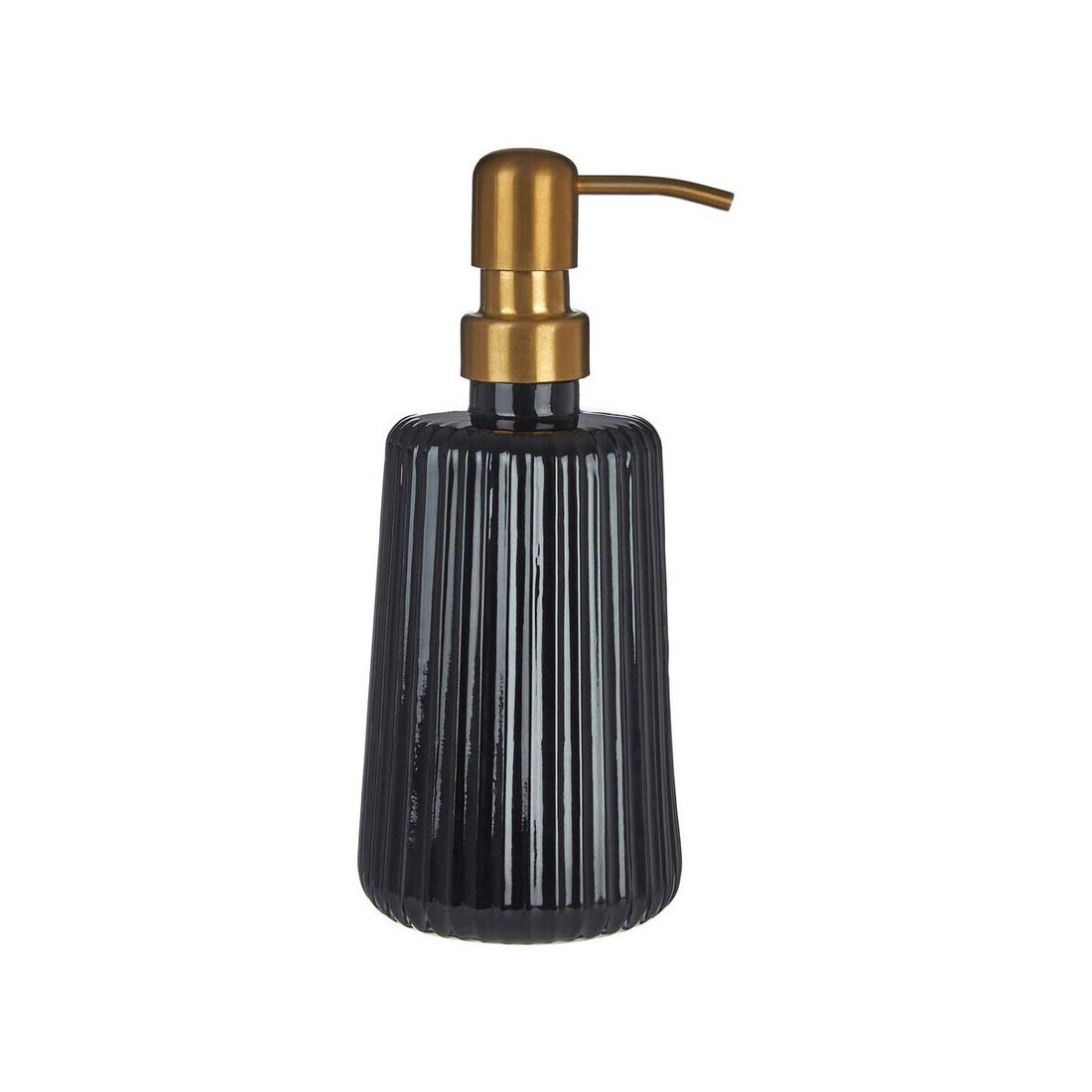Ticino Brittany Black Glass Lotion Dispenser