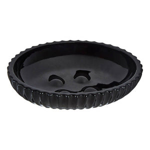 Black Glass Soap Dish | Ticino Brittany