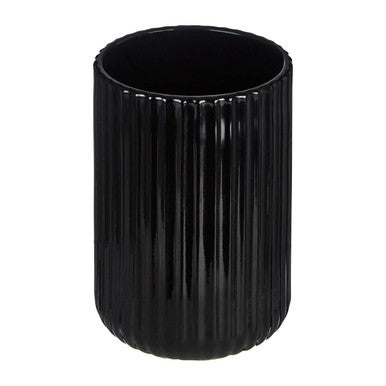 Ticino Brittany Black Glass Tumbler