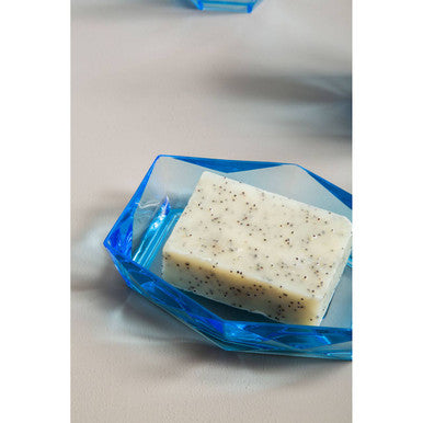 Dow Blue Acrylic Soap Dish