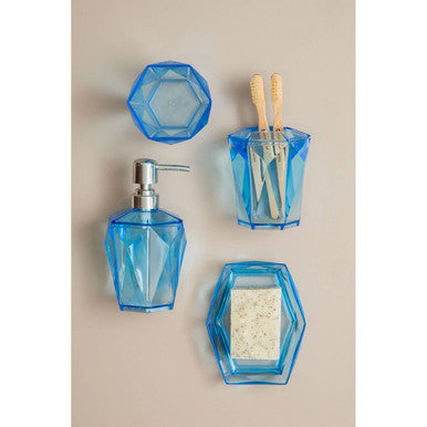 Dow Blue Acrylic Lotion Dispenser