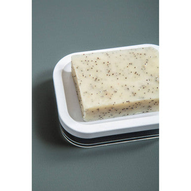 Ando White Acrylic Soap Dish