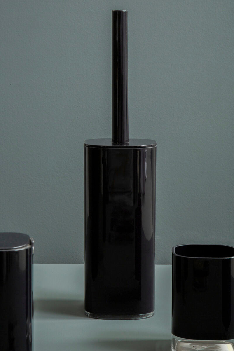 Ando Black Acrylic Toilet Brush Holder