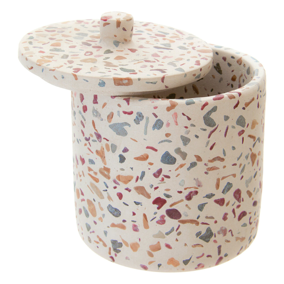 Mozie Terrazzo Effect Cotton Jar - Image 4