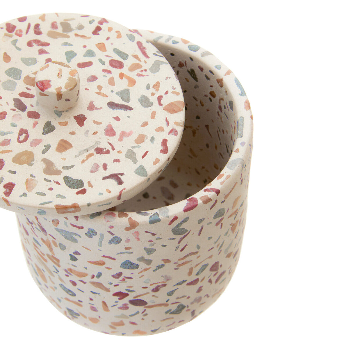 Mozie Terrazzo Effect Cotton Jar