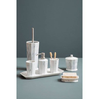 Riviera Two Compartment Toothbrush Holder