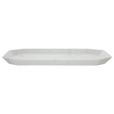 Rectangular white ceramic sink on a white background