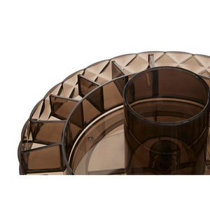 Beauty Revolving Round Black Cosmetic Organiser