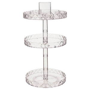 Beauty Three Tier Revolving Cosmetic Organiser