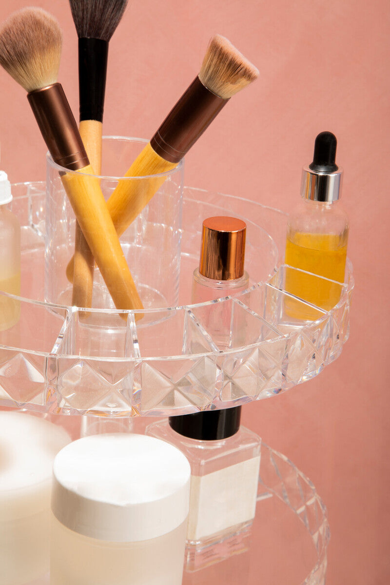 Beauty Three Tier Revolving Cosmetic Organiser
