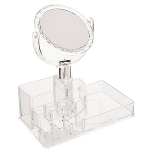 Beauty Cosmetic Organiser With Mirror