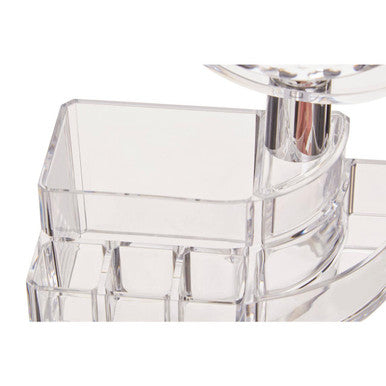 Beauty Cosmetic Organiser With Mirror