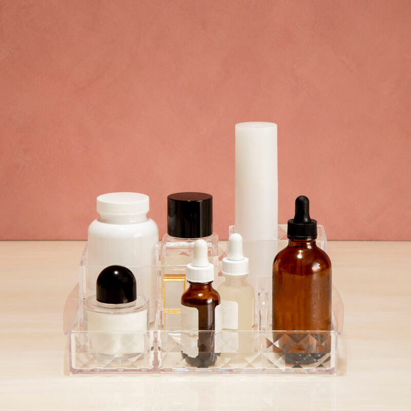 Beauty Cosmetic Organiser With 11 Compartments