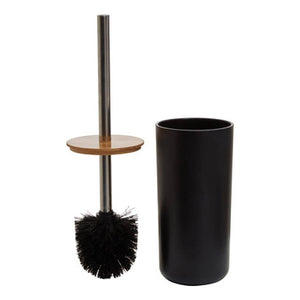 Canyon Black Toilet Brush Holder