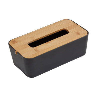 Canyon Black Tissue Box