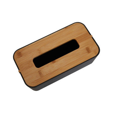 Canyon Black Tissue Box