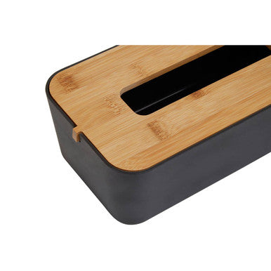 Canyon Black Tissue Box