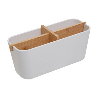Canyon White 4 Section Organiser