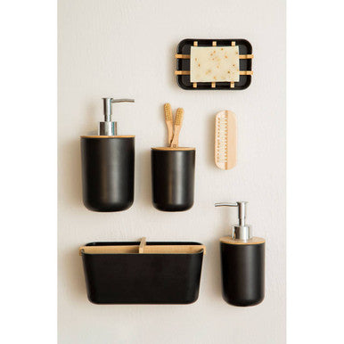 Canyon Black 4 Section Organiser