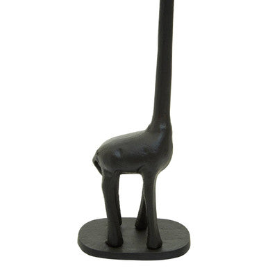 Fauna Black Giraffe Toilet Roll Holder