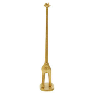 Fauna Gold Finish Giraffe Toilet Roll Holder