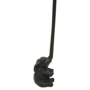 Fauna Black Metal Elephant Toilet Roll Holder - image 7
