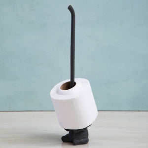 Fauna Grey Finish Elephant Toilet Roll Holder
