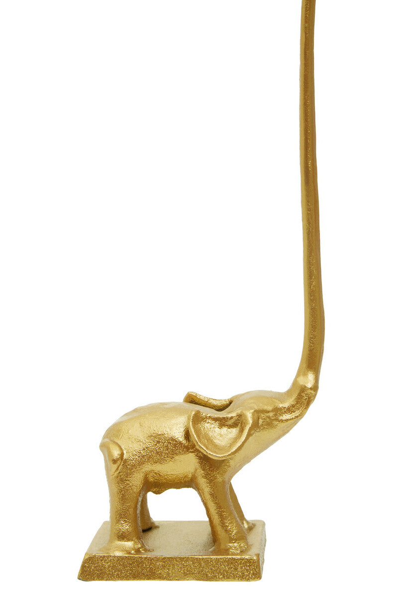 Fauna Gold Finish Elephant Toilet Roll Holder With Square Base - Image 8
