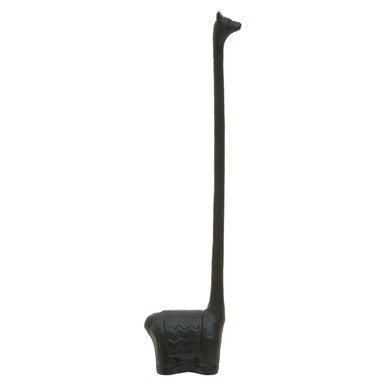 Fauna Black Finish Llama Toilet Roll Holder