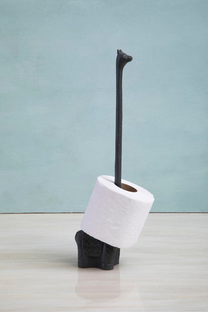 Fauna Grey Finish Llama Toilet Roll Holder