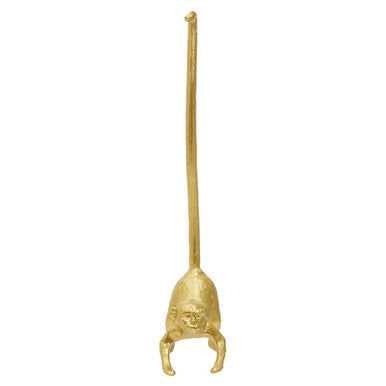 Fauna Gold Finish Monkey Toilet Roll Holder