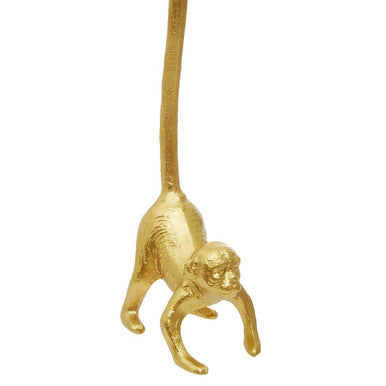 Fauna Gold Finish Monkey Toilet Roll Holder
