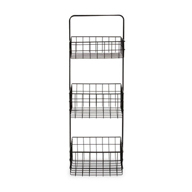 Kirby Three Tier Black Storage Caddy